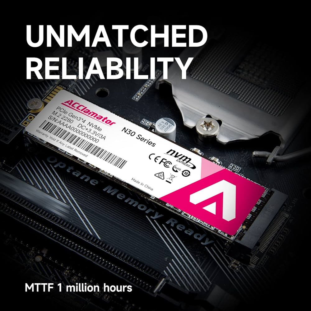 内蔵型SSD SSD 2TB (Acclamator N30) PCIe 3.0 Amazon.co.jp: Acclamator SSD 2TB PCle Gen3x4 NVMe M.2 2280